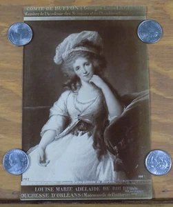 c1890 ALBUMEN PHOTO by J.Kuhn/LOUISE MARIE ADELAIDE DE BOURBON/DUCHESS ORLEANS - Imagen 1 de 1