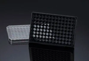 SPL Cellular Imaging 96 Well Plate Black PS & Clear Flat Glass Bottom, 20/Box - Picture 1 of 1