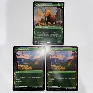 MTG Kazandu Mammoth / Kazandu Valley x3 Zendikar Rising 305 regolare raro - Foto 1 di 9