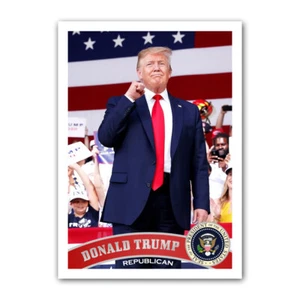 Tarjeta de béisbol Donald Trump novedad 2011 estilo presidencial republicana 2020 MAGA - Imagen 1 de 6