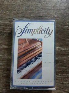 Pamplin Music~Simplicity Volume One Piano Cassette~Spiritual instrumental music  - Picture 1 of 6