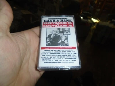 THE BEST OF HANK & HANK WILLIAMS Cassette New Sealed! - Image 1 of 2