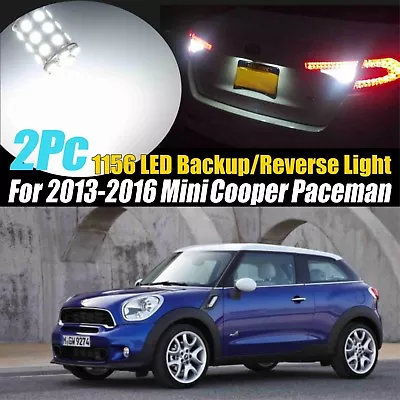 2Pc 1156(BA15S) 27SMD White Backup/Reverse Light for 13-16 Mini Cooper Paceman - Image 1 of 4