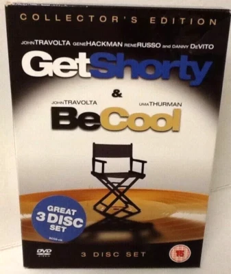 GET SHORTY BE COOL COLLECTORS EDITION DVD 3 DISC SET JOHN TRAVOLTA - MINT BOXED - Image 1 of 4