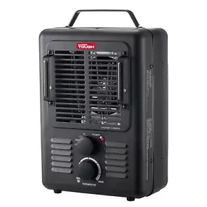 1500W Utility Heater Adjustable Thermostat Safety Features Portable Fan Heating - Picture 1 of 12