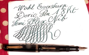 18k nib Wahl Eversharp Doric pen for french market clean - Picture 1 of 7