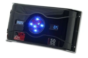Rockville RXC50D v2 50 Farad 24V Car Audio Capacitor with Voltage+Amperage Meter - Picture 1 of 7