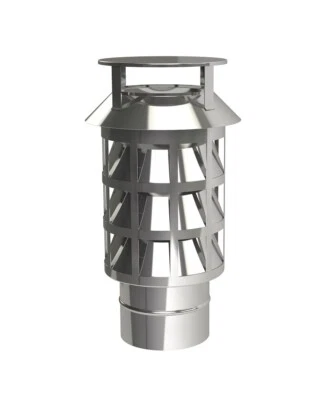 SCHORNSTEIN-ZENTRALLAGER Schornsteinaufsatz Kaminaufsatz Zugverbesserer Zugverstärker mit Einschub