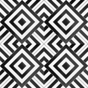 5m² Self Adhesive Geometric Floor Tiles 1ft x 1ft - Urban Linework - Picture 1 of 7