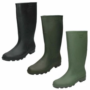 Mens Spot On Mid Calf Wellington Boots Bully - Bild 1 von 28