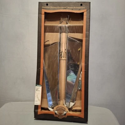 Deflectores de viento montados en horquilla cromados 83-13 Touring originales OEM Harley 58121-85B Foto 1 de 4