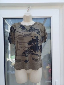 Lovely Women's Summery Print G-Star Raw T-Shirt, Size S - Picture 1 of 6