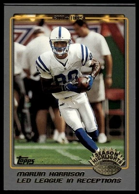2001 Topps #289 Marvin Harrison - Image 1 of 2