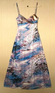 Vintage B. Darlin Formal Dress Size 11/12 Y2K Rhinestone Straps Lined Party Glam - Picture 1 of 19