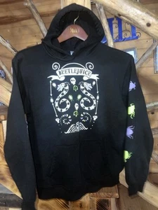 BEETLEJUICE LADIES SZ XS (0-2) BEETLEJUICE HOODIE LS BIG POCKET PLS READ FOR SZ - Picture 1 of 5