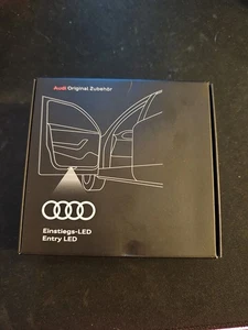 Genuine Audi Ring Logo Door Lights - Picture 1 of 2