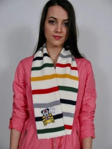 NWT DISNEY SCARF WRAP SHAWL WOOL BLEND MINNIE MOUSE STRIPED GO GO 48" X 5" - Picture 1 of 4