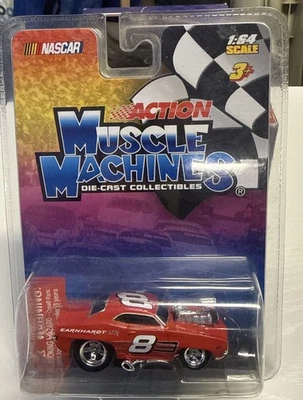 Nuevo en caja Action Muscle Machines #8 Dale Earnhardt Red NASCAR 1969 Chevy #92111 Foto 1 de 2