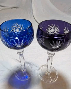 anna hutte bleikristall lead crystal Cut To Clear Roman Style Wine Glasses... - Picture 1 of 11