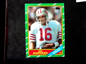1986 TOPPS #156 JOE MONTANA IN NRMT-MINT CONDITION..49ERS..HOFAMER - Picture 1 of 2