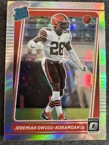 2021 Donruss Optic Jeremiah Owusu-Koramoah JOK Rookie RC #274 Cleveland Browns - Picture 1 of 2