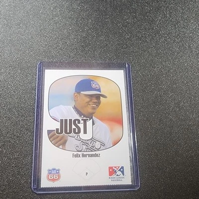 2005 Just Minors Beckett Insert Just 9 Felix Hernandez #1 - Image 1 of 2