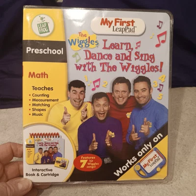 New Leap Frog My First LeapPad Learn, Dance Sing w/ The Wiggles Book & Cartridge - Image 1 of 4