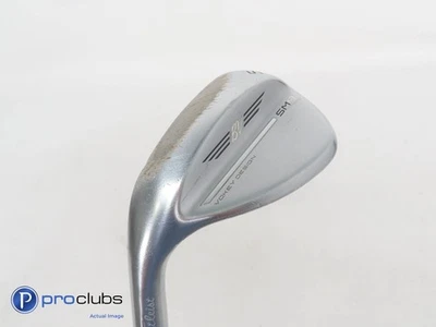 Left Handed Titleist Vokey SM9 Chrome D-Grind 58*(12*) Wedge - KBS Stiff 359205 - Image 1 of 3
