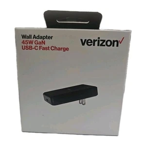 NEW Verizon GaN 45W Fast Charge USB-C Wall Charger for Galaxy iPhone iPad Google - Picture 1 of 4