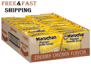 Maruchan Ramen Creamy Chicken, Instant Ramen Noodles, Ready to Eat Meals, 3 Oz - Picture 1 of 4