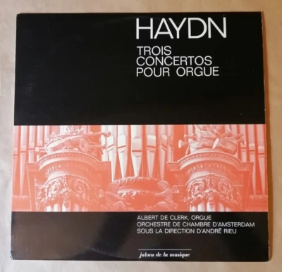 Haydn Three Concertos For Organ LP 33 RPM JALONS MUSIQUE André Rieu, New: Mint - Image 1 of 2