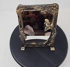 "Lady by the Lake" SOLID BRASS ART NOUVEAU VANITY MIRROR