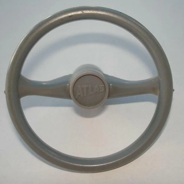 REPUESTOS CONTROLADOR PISTA CARRERAS COCHE SLOT ESCALA ATLAS HO - VOLANTE GRIS Foto 1 de 1