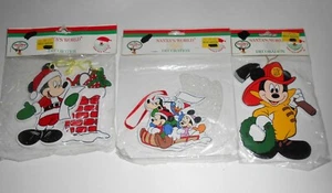 Santas World Christmas Ornaments MICKEY MOUSE Lot of 3 Walt Disney Co - Picture 1 of 5