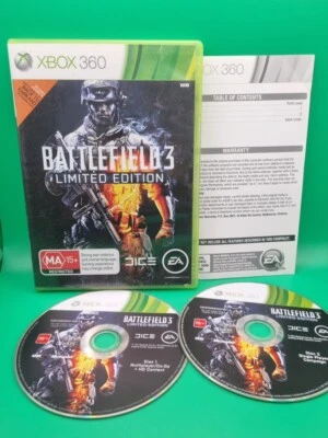 Battlefield 3 III Limited Edition Xbox 360 game Complete 2 Disc Set - VGC - Image 1 of 3