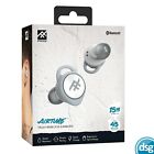iFrogz Airtime Wireless Earbuds Headphones with Charging Case Quick Charge White