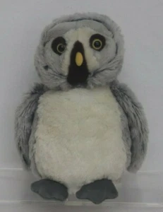 Webkinz Ganz Soft Gray Owl 8" Plush Stuffed Animal Toy - Picture 1 of 5