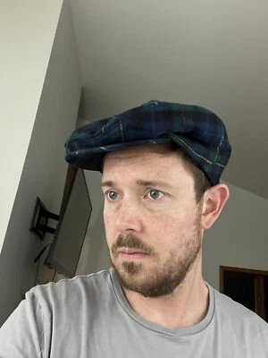 De Colección Pendleton Lana Tartán Hecho en EE. UU. Boina a Cuadros Boina Gorra Para Hombres Talla Grande Foto 1 de 4