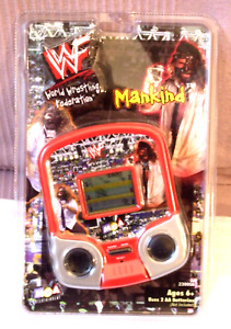 WWF - MGA "MEGA RARE"  (LCD HANDHELD ELECTRONIC "MANKIND" GAME) 1999/NEW/SEALED