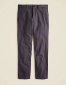 NWT J. Crew Classic Relaxed Cotton Chino Pants, Dusty Wine, Flat Front Sz 36x32 - Picture 1 of 9