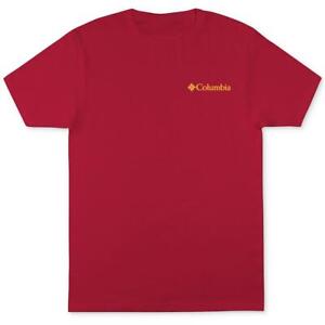 Columbia Mens Crewneck Short Sleeve Tee Graphic T-Shirt BHFO 1524