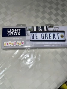 New VIew Marquee Letter Light Box with 100 total characters & Emoticon Pack - Picture 1 of 5