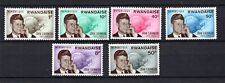 Rwanda 1965 set Kennedy stamps (Michel 129/34) nice MNH