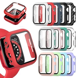 PC Full Screen Case Cover for Apple Watch Series 9 8 7 6 5 4 38/44/41/42/40/45mm - Picture 1 of 44