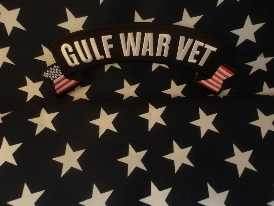 GULF WAR VETERAN ROCKER BACK PATCH - Image 1 of 1