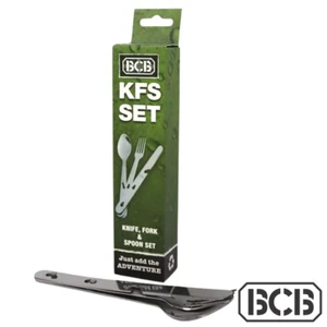 Lightweight Knife, Fork and Spoon Set - Camping, Festivals, Outdoor, Picnics. - Picture 1 of 4