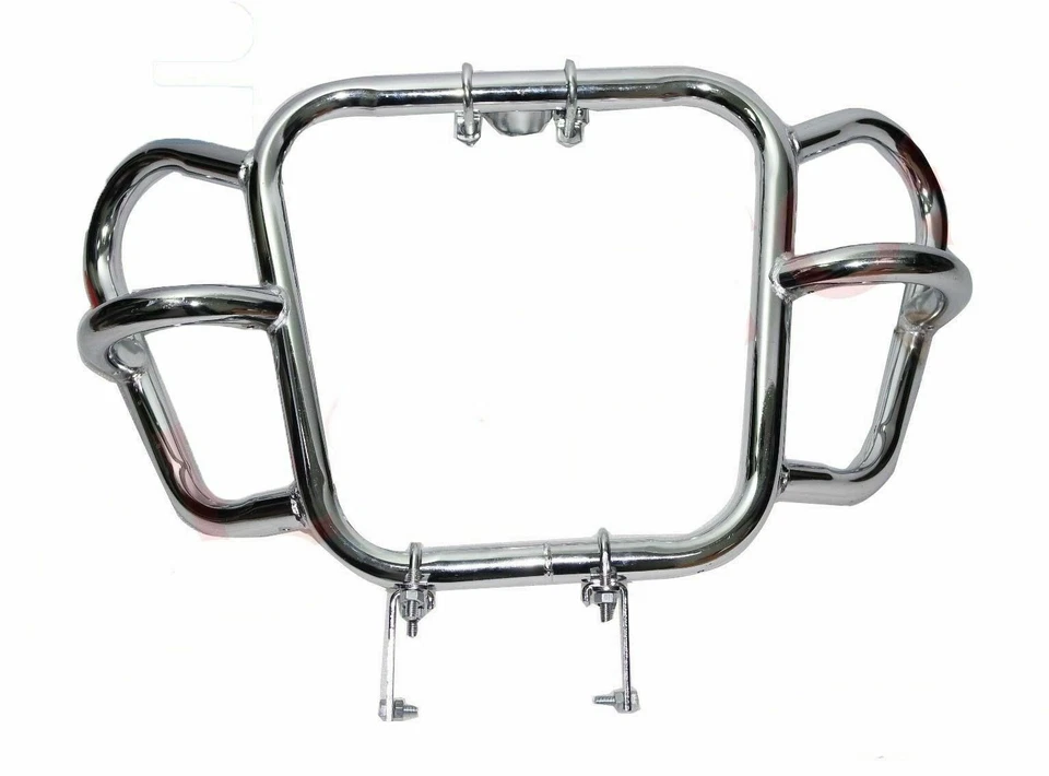 Nuevo protector de pierna cromado de acero de alta resistencia barra de choque Jawa motocicletas EC Foto 1 de 4