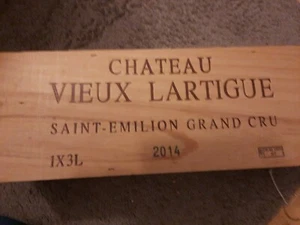 chateau Vieux Lartigue  Saint Emilion Grand Cru 2014 holzkiste  3 L - Bild 1 von 5