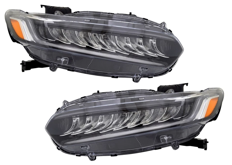 FIT HONDA ACCORD SE SPORT 2021-2022 LED HEADLIGHTS HEAD LIGHTS LAMPS PAIR - Imagem 1 de 4