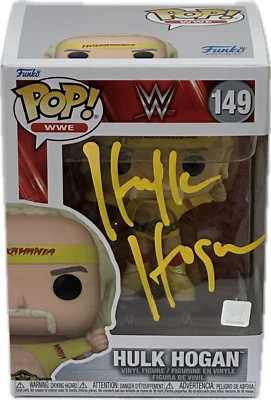 Hulk Hogan Signed Autographed Funko POP 149 JSA Authenticated Yellow - Image 1 of 4